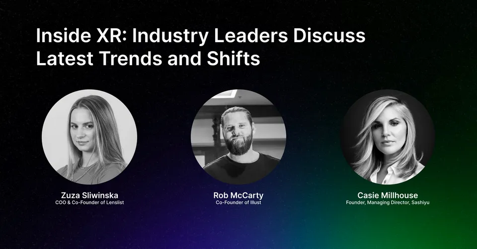 Panel discussion on Social AR Trends and Industry Shifts with Industry Leaders in AR Technology.