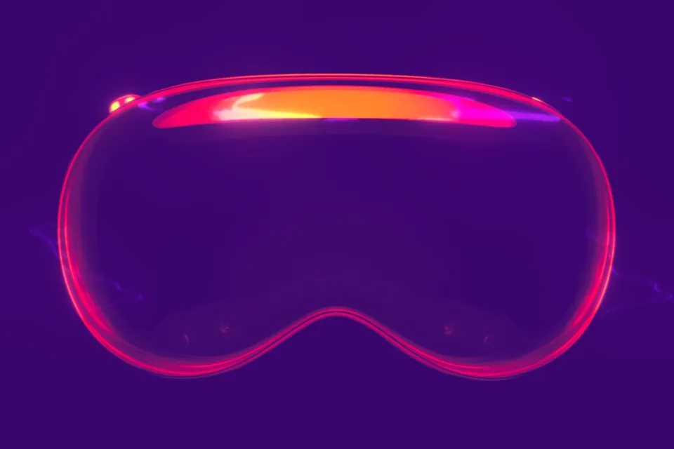 Neon-lit VR headset representing Virtual Avatars, Digital Identity, and Metaverse Exploration.